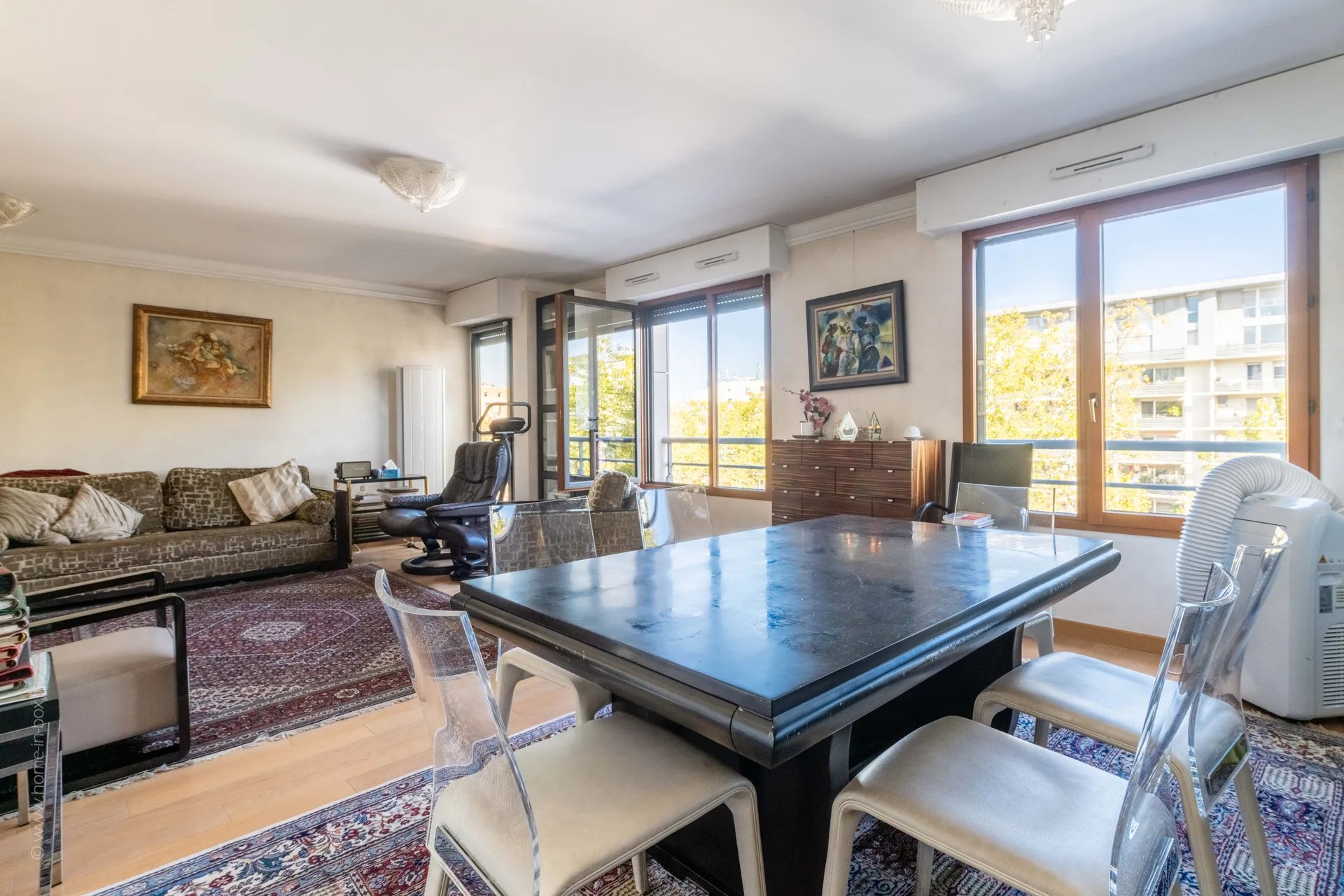 Cours St Emilion 4 pièces 105m² balcon, parking -