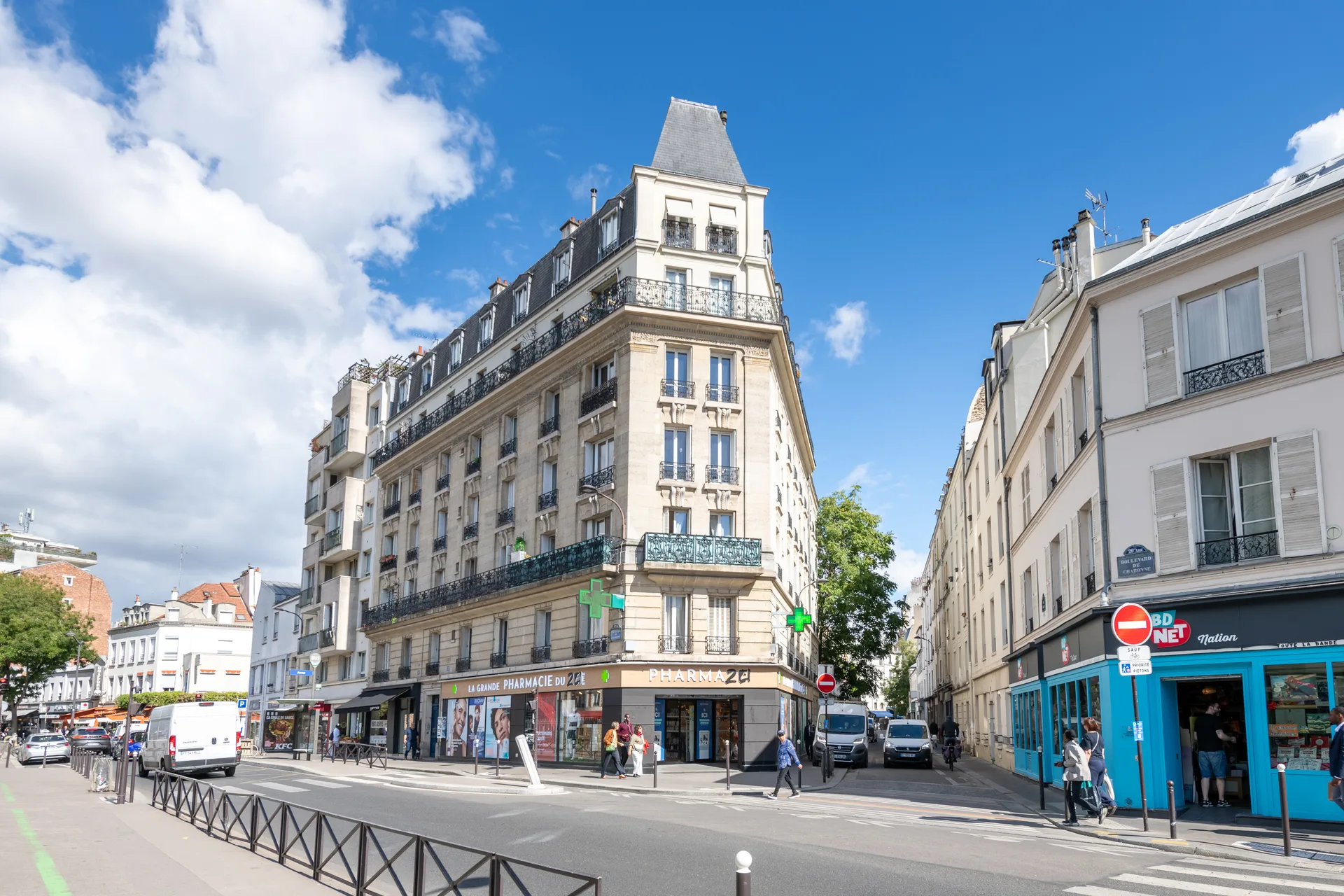 2 pièces 37m² haussmanien, cave - proche Nation 
